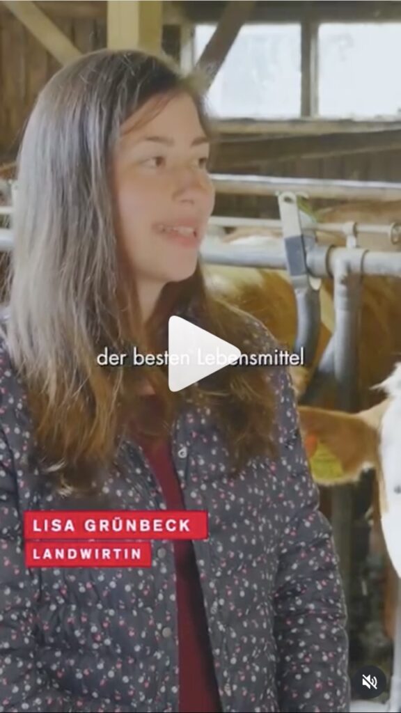 Person im Interview zum Stallbau