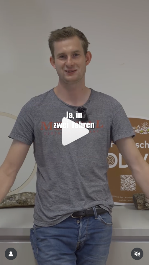 Screenshot von einem Instagram Video zum Thema Hofübergabe